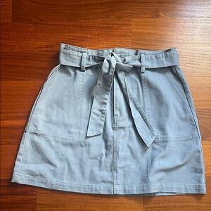 Mi Ami (Francesca’s)Blue Women's mini Skirt with Belt NWT